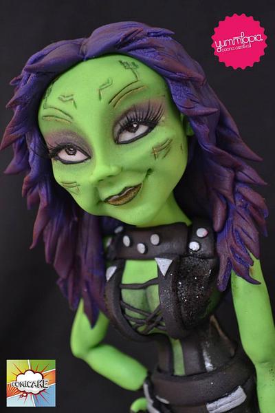 Gamora /Guardians of the galaxy COMICAKE - Cake by Yolkin Navarro