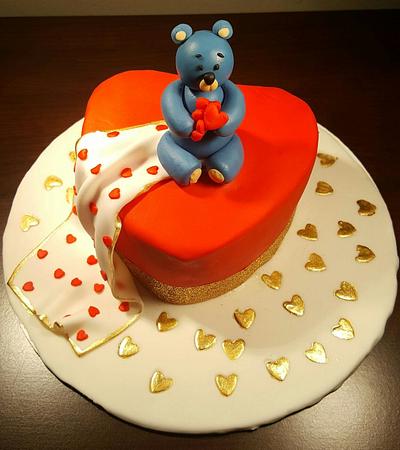 Valentine cake - Cake by Garima rawat