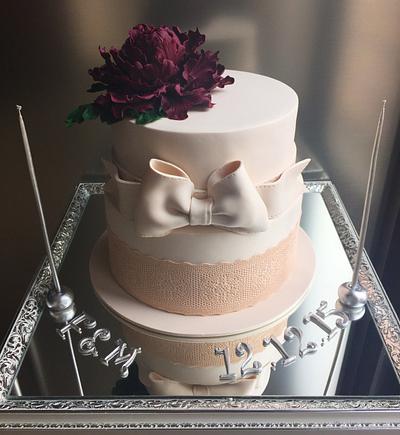Engagement Cake for F&M - Cake by Pinar Aran
