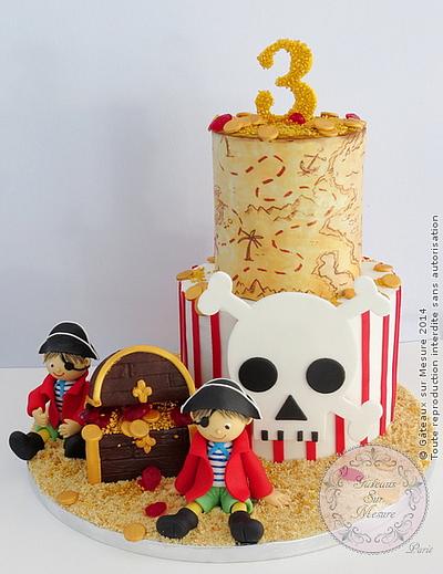Pirate Cake - Cake by Galina Duverne - Gâteaux Sur Mesure Paris