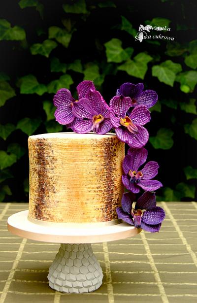 Vanda orchids - Cake by Katarzynka