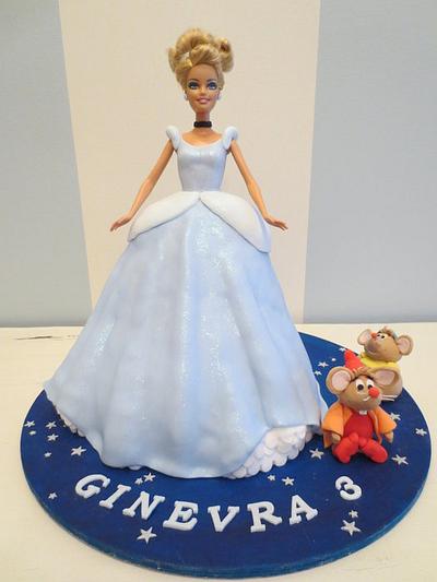 Barbie Cinderella cake - Cake by SweetMamaMilano