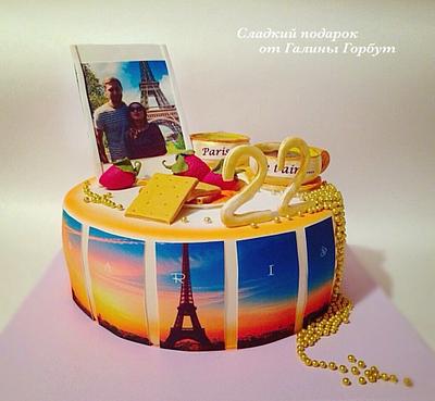 Dreams of Paris. I love Paris. - Cake by Galinasweet