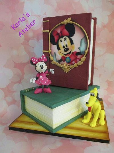 Minnie Mouse present her new book - Cake by Karla Vanacker
