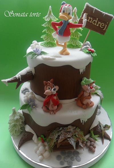 chip and dale & donald duck cakes - Cake by Sonata Torte