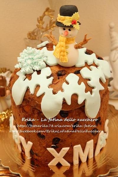 Snowman - Cake by Erika Festa