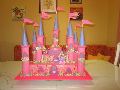barbie castle - Cake by flowercakes