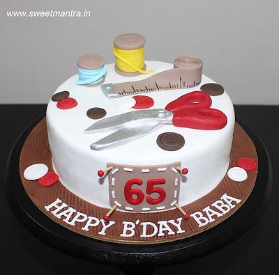 Customised cake for Grandfather - Cake by Sweet Mantra Homemade Customized Cakes Pune