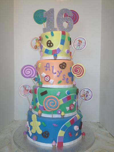 Candyland  - Cake by Melissa Walsh