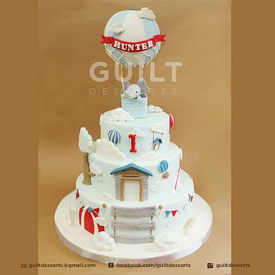 Hunter's Hot Air Balloon - Cake by Guilt Desserts
