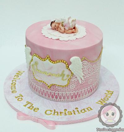 Baptism cake - Cake by YumZee_Cuppycakes