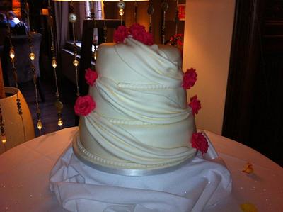 Wedding Drape - Cake by Red Rock Bakery