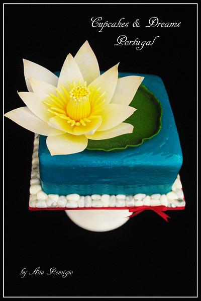 WATER LILY - Cake by Ana Remígio - CUPCAKES & DREAMS Portugal