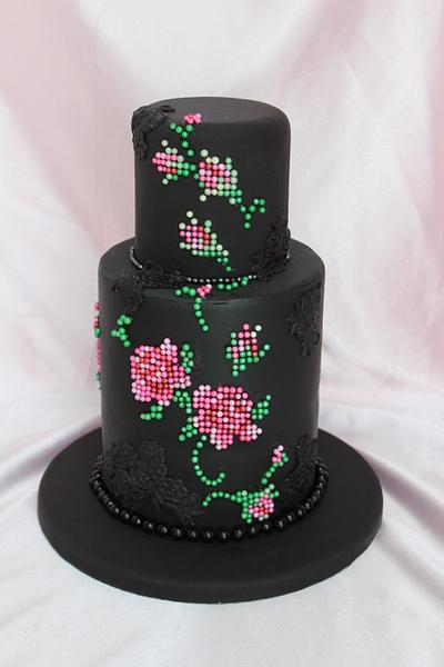 Cross Stitch Cake - Cake by Tami