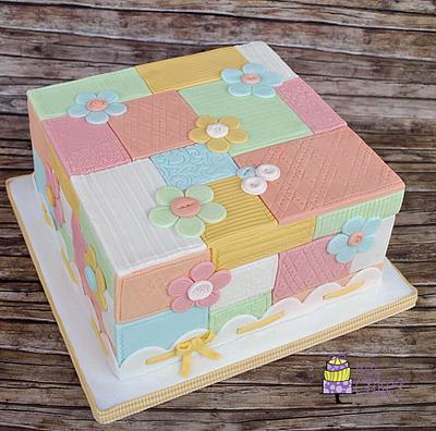 Patchwork cake - Cake by M&G Cakes