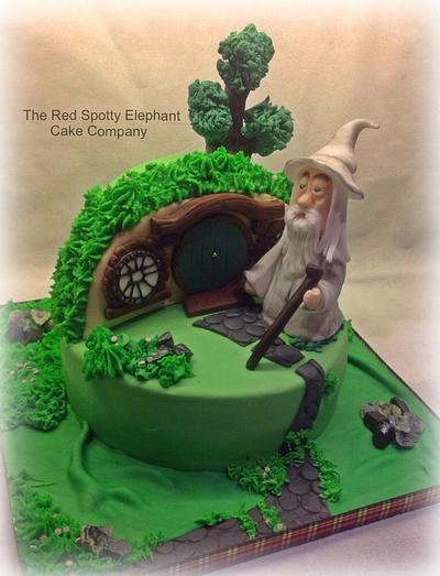The Hobbit & Gandalf - Cake by Samantha sim