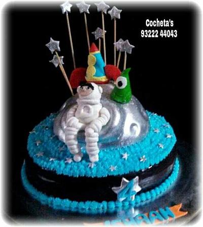 Space theme cake - Cake by Deepti