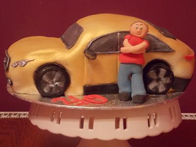 Car Birthday Cake - Cake by CupNcakesbyivy