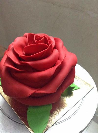 Rose cake - Cake by Monika Srivastava