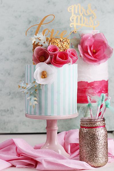 Spring Wedding Cake II - Cake by Laura Lopez