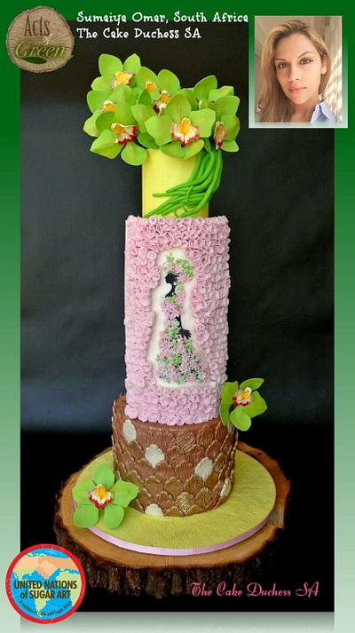 Earth Day Collaboration: The Grand Ball - Cake by Sumaiya Omar - The Cake Duchess 