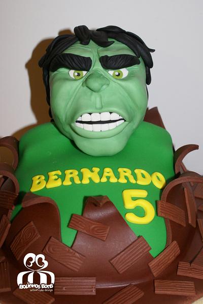 Incredible Hulk - Cake by Bolinhos Bons, Artisan Cake Design (by Joana Santos)