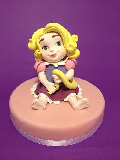 Baby Rapunzel - Cake by danida