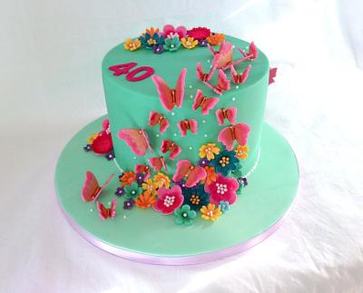 A springtime cake for the winter! - Cake by Natalie King