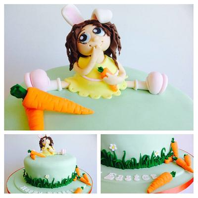 Emma the Easter girl  - Cake by Rochelle Steer