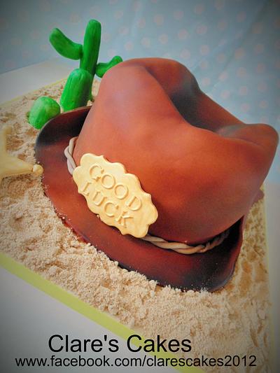 Cowboy hat cake - Cake by Clare's Cakes - Leicester