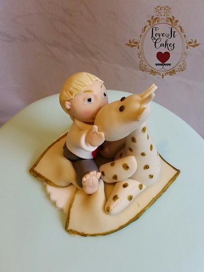 Charlie and his giraffe - Cake by Love it cakes