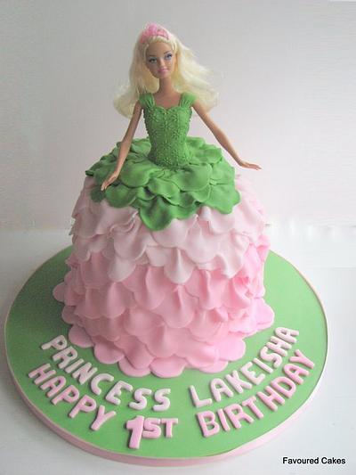 Princess Barbie Cake - Cake by Favoured Cakes