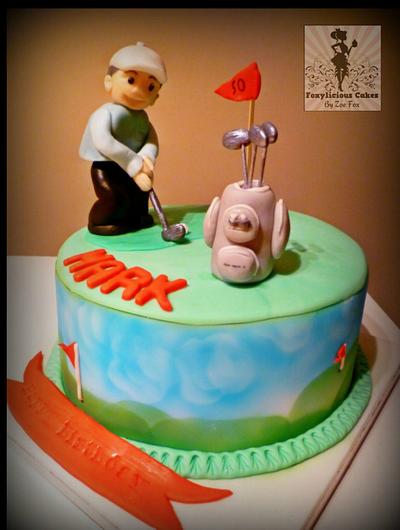 Golf cake - Cake by Sweet Foxylicious