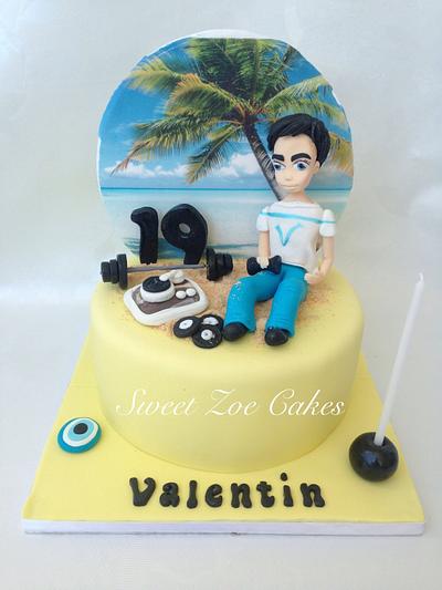 Valentin's birthday cake - Cake by Dimitra Mylona - Sweet Zoe Cakes