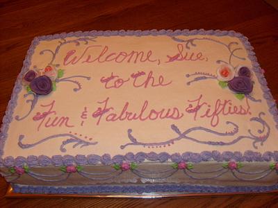 Fabulous Fifties - Cake by Pamela