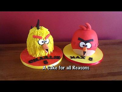 Angry Birds - Cake by Dawn Wells
