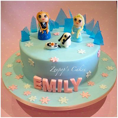 Baby Frozen - Cake by Zoepop