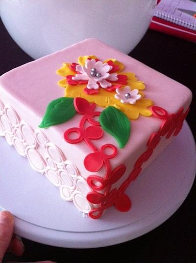 Mothers day cake - Cake by Blueeyedcakegirl