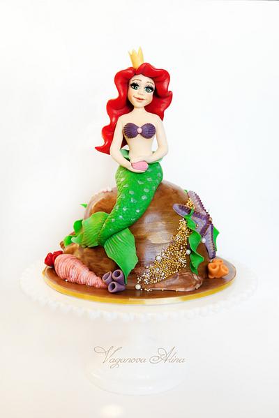 mermaid cake - Cake by Alina Vaganova