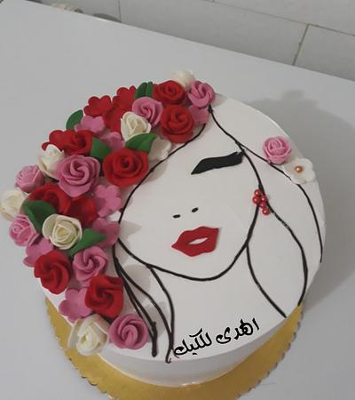 كعكة الفتاة  - Cake by Alhudacake 