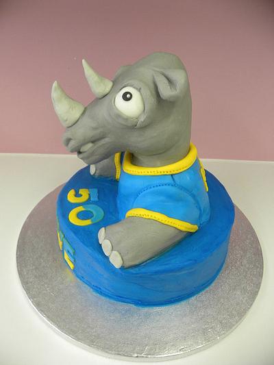 leeds rhino - Cake by joanne