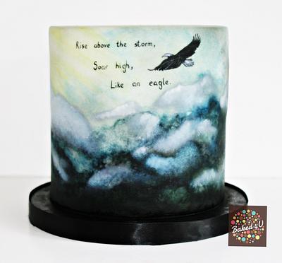 Rise above the storm - Cake by Baked4U