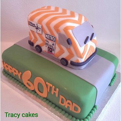 60th birthday cake - Cake by Tracycakescreations
