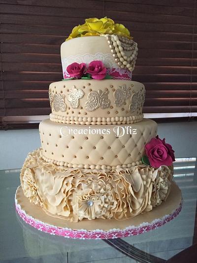 Wedding cake!!! - Cake by Wandy