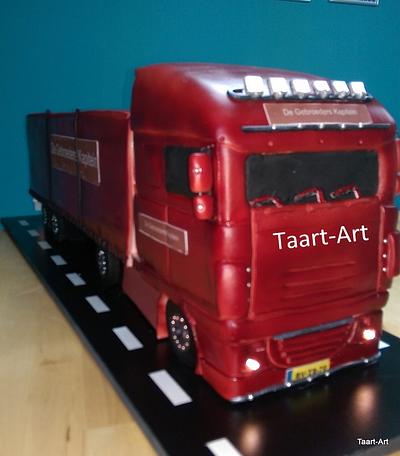 Daff truck cake - Cake by Taart-Art  Jolanda van Ruiten
