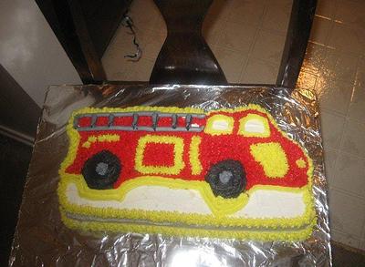 Firetruck cake - Cake by Alicia Morrell
