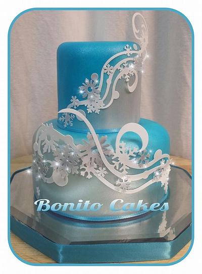 Winter Cake - Cake by Bonito Cakes "Arte q se puede comer"