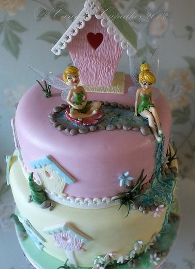 A Tale of Two Tinkerbells - Cake by Carina bentley