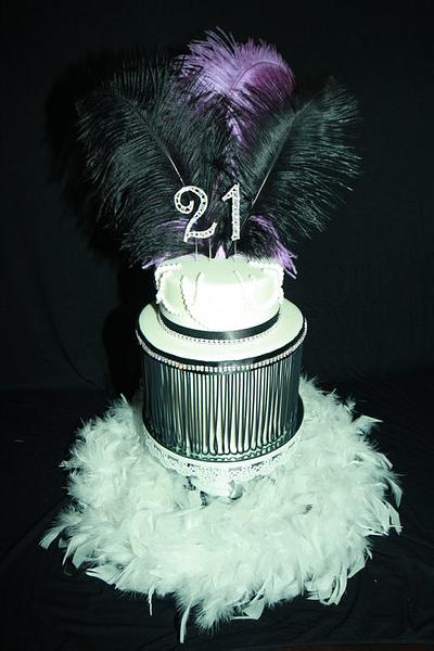 Flapper Cake  - Cake by Courtney Noble