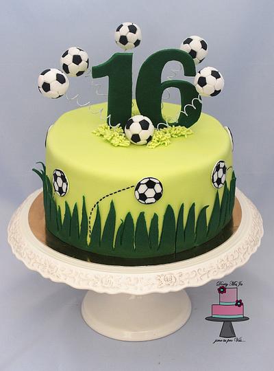 football cake - Cake by Marie